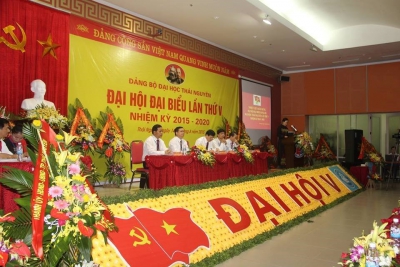 Đại hội đại biểu Đảng bộ Đại học Thái Nguyên thành công tốt đẹp!