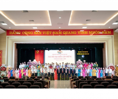 Đại hội đại biểu Đảng bộ Trường Đại học Khoa học lần thứ VI, nhiệm kỳ 2025-2030 thành công rực rỡ